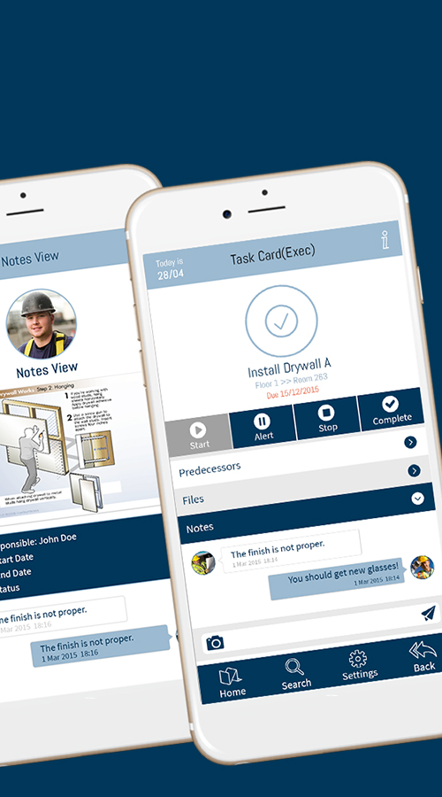 Construction Tasks management App screenshot 1